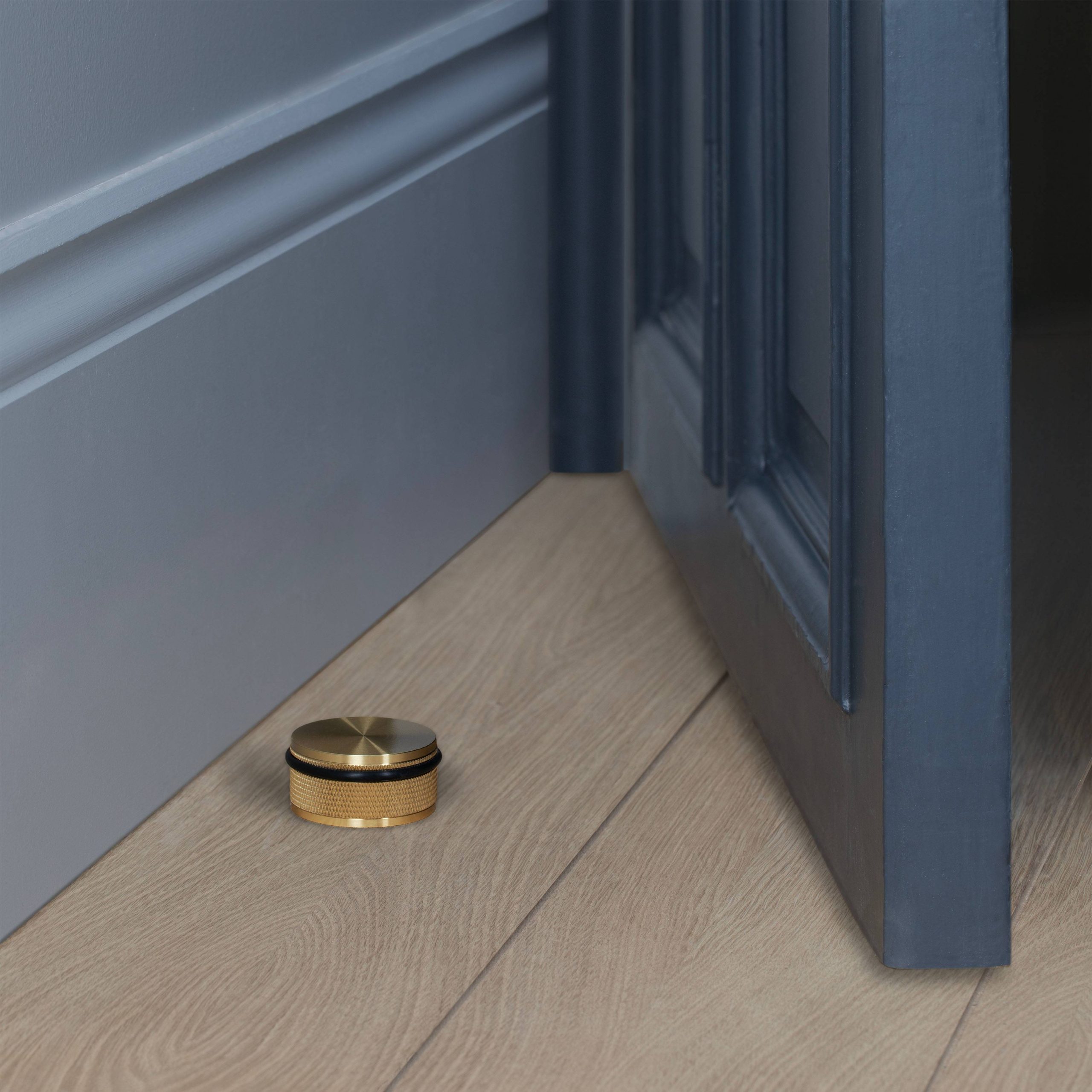 DOOR STOP / FLOOR / CROSS / BRASS - Image 2