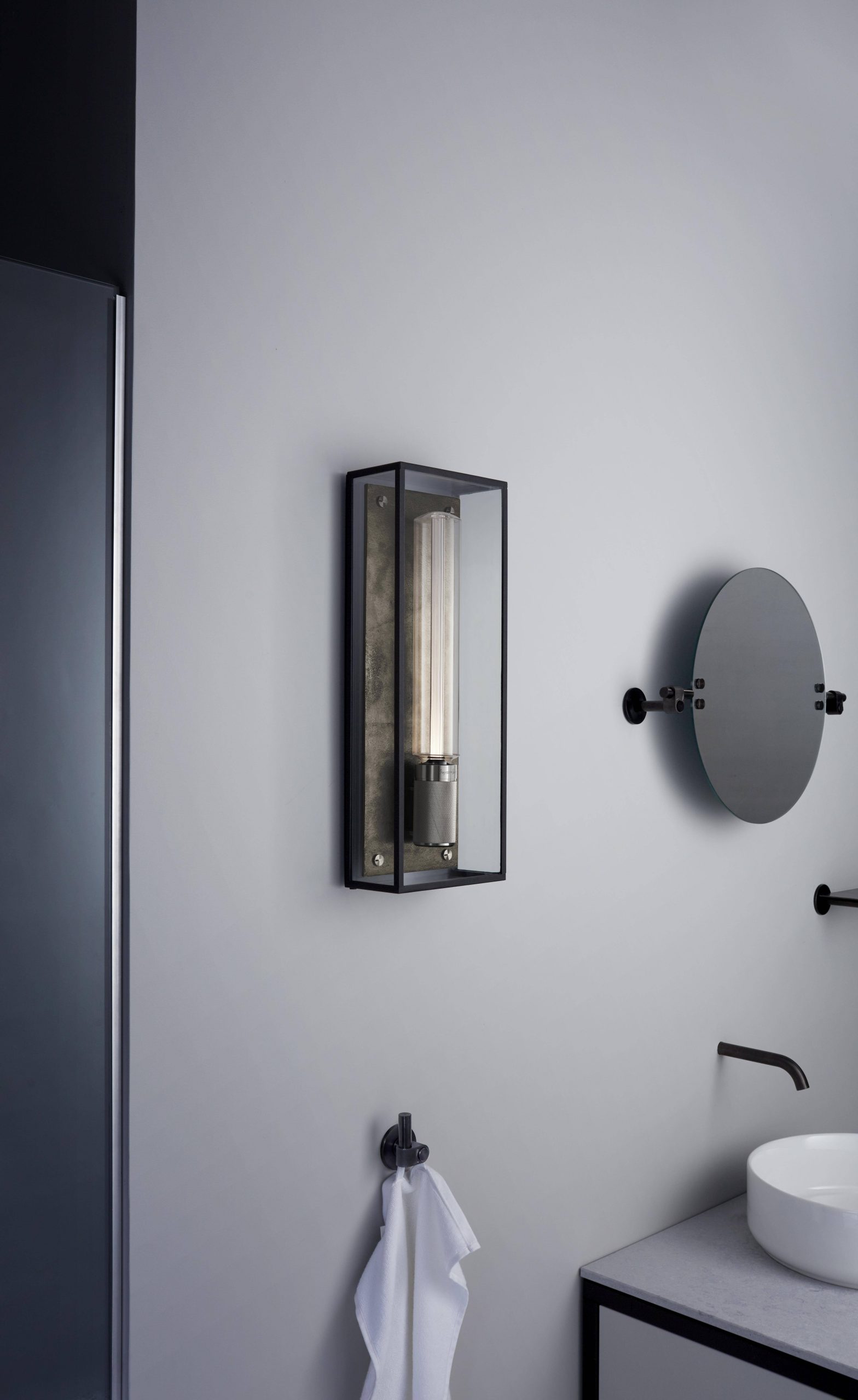 CAGED WET / WALL / CROSS / LARGE / GUN METAL - Image 4