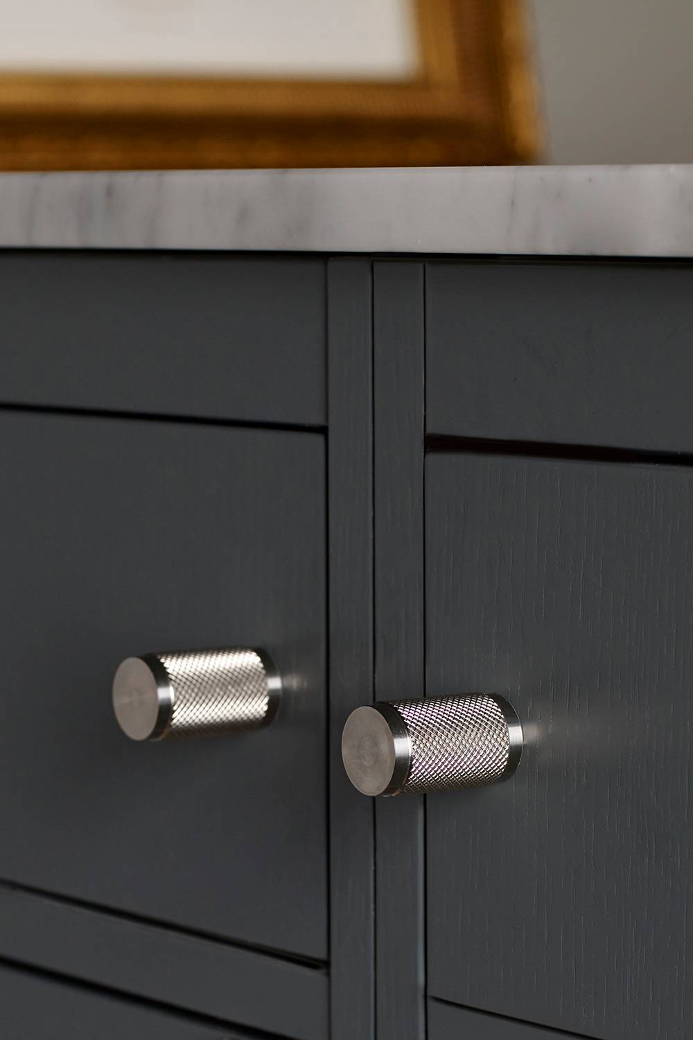 FURNITURE KNOB / CROSS / STEEL - Image 2