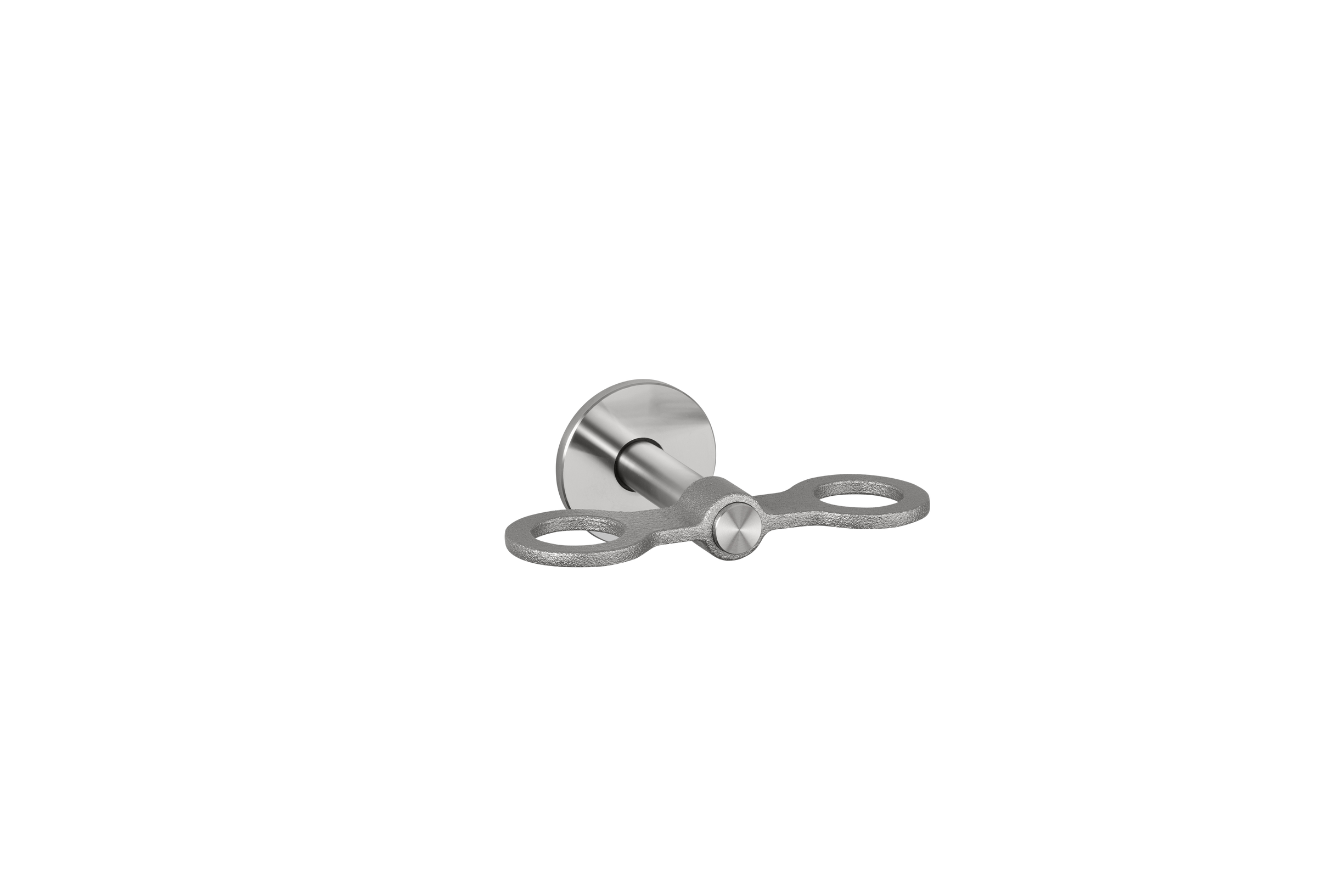 SOAP HOLDER / CAST / DOUBLE DISPENSER / STEEL - Image 3