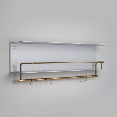 KITCHEN SHELF / HANGER / STONE / WITHOUT LOGO / BRASS