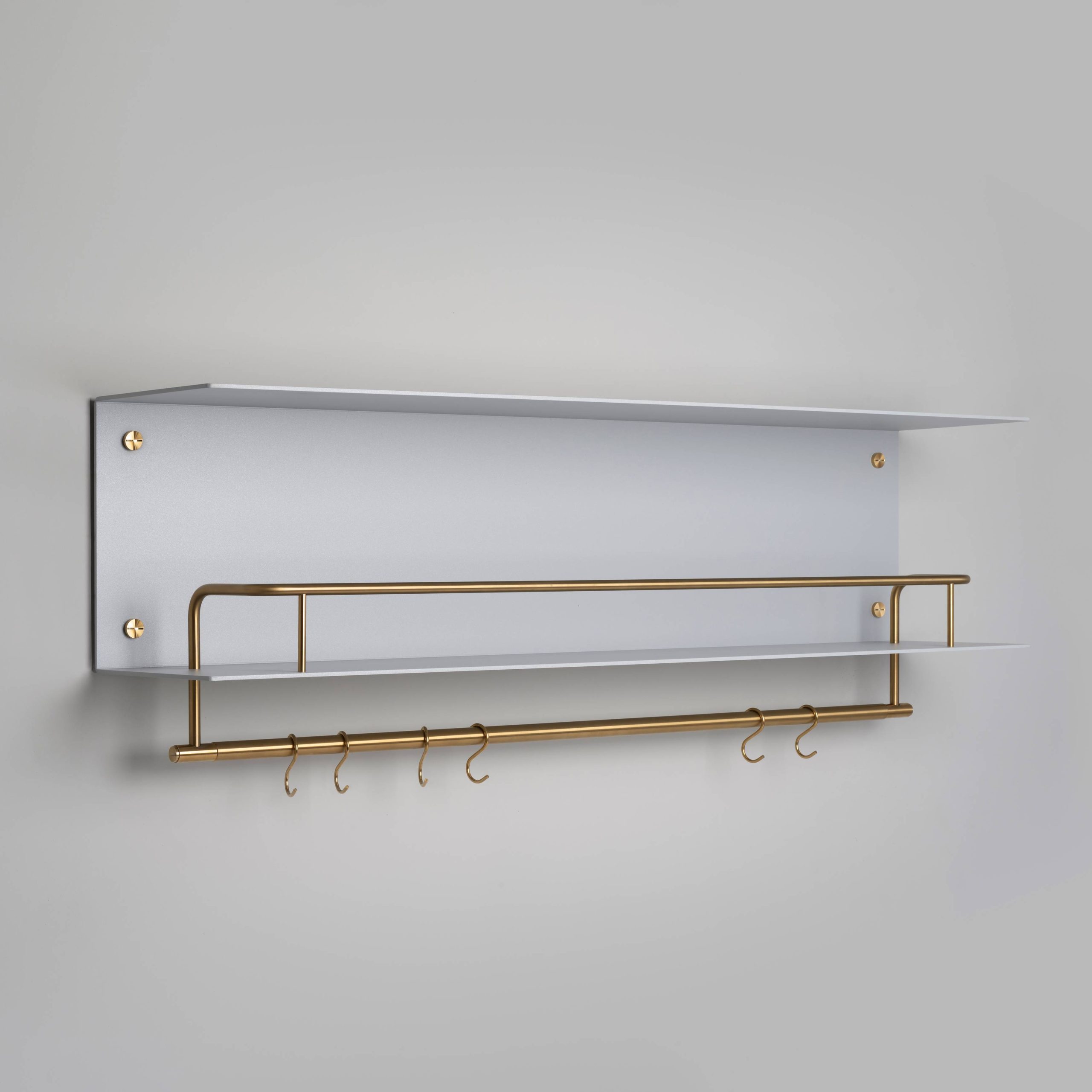 KITCHEN SHELF / HANGER / STONE / WITHOUT LOGO / BRASS