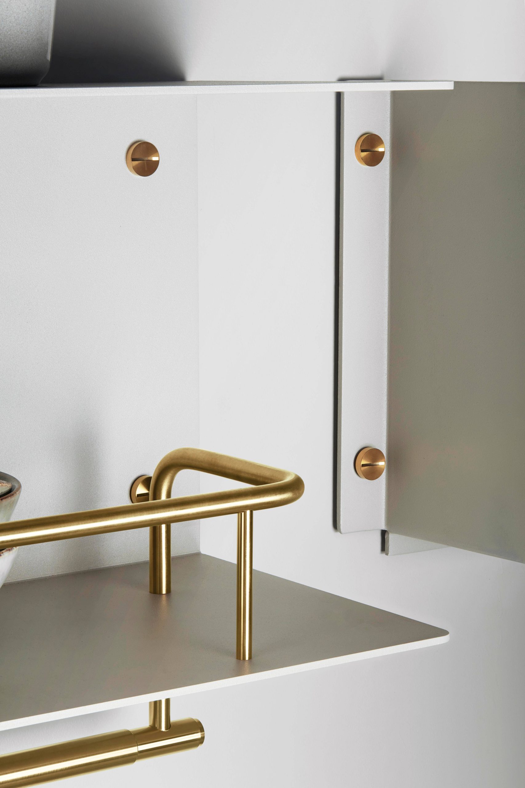 KITCHEN SHELF / HANGER / STONE / WITHOUT LOGO / BRASS - Image 3