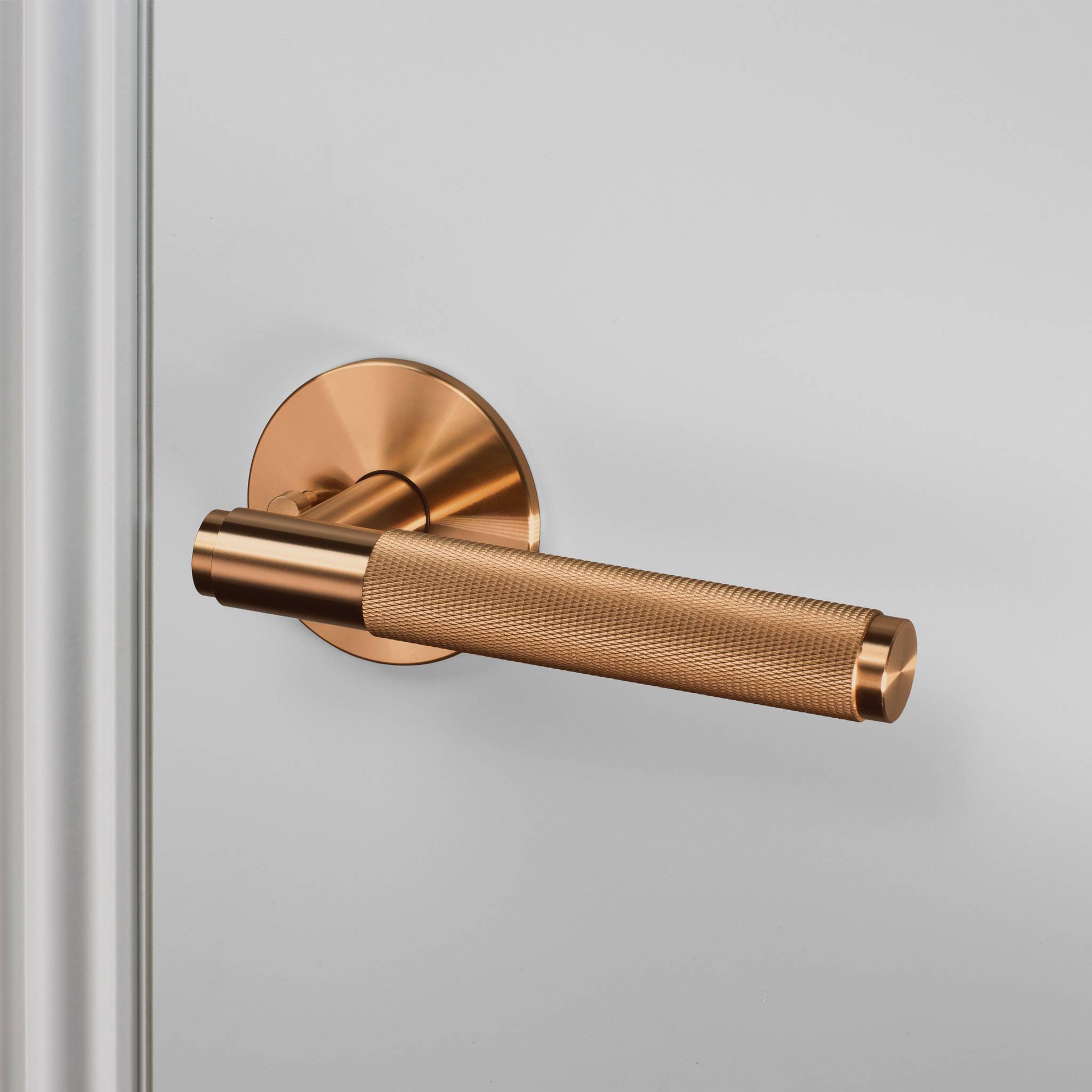 DOOR HANDLE SET / PRIVACY / CROSS / WARM SUNSET