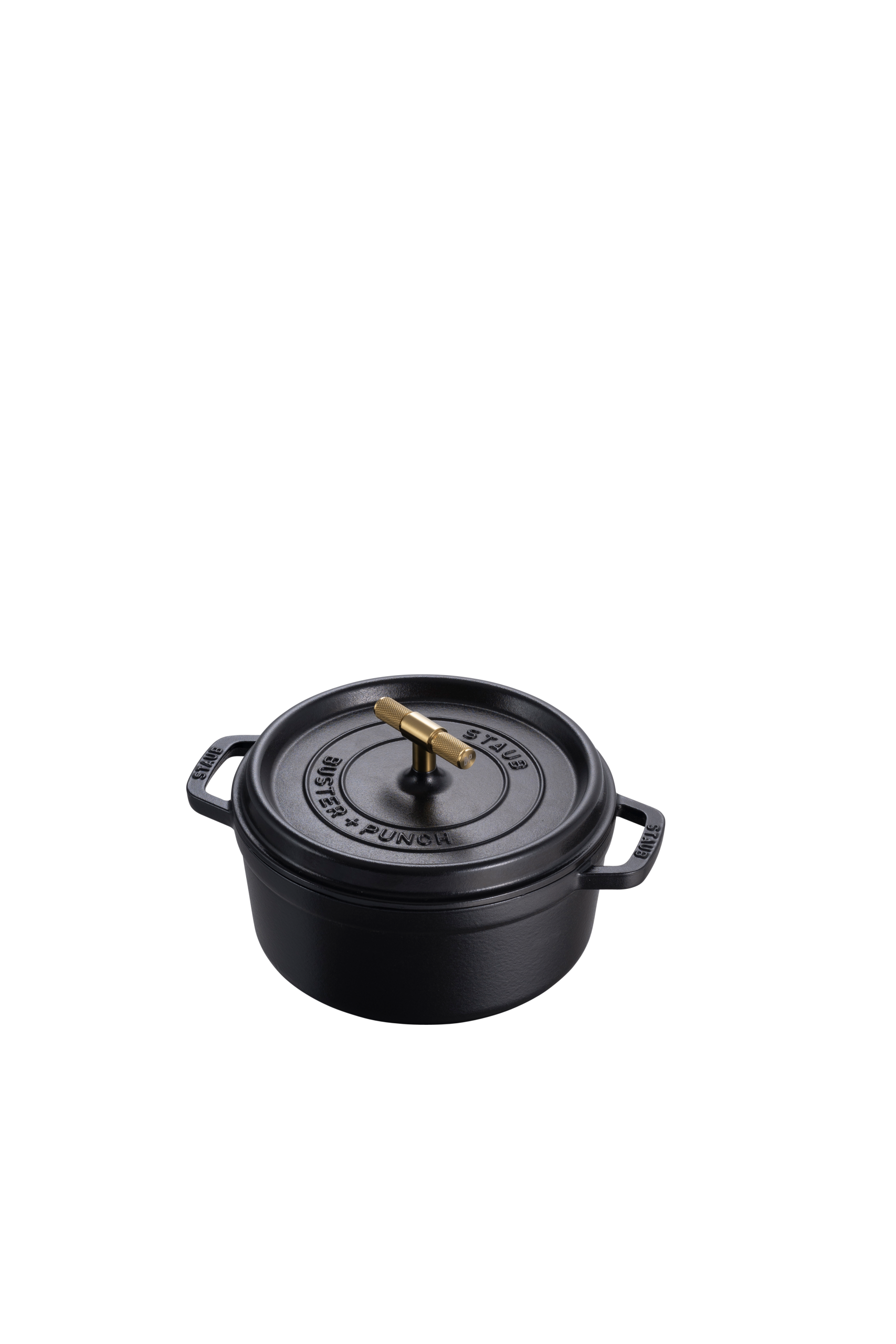 COCOTTE / 9.45 INCHES / CROSS / STAUB / BLACK / BRASS - Image 7