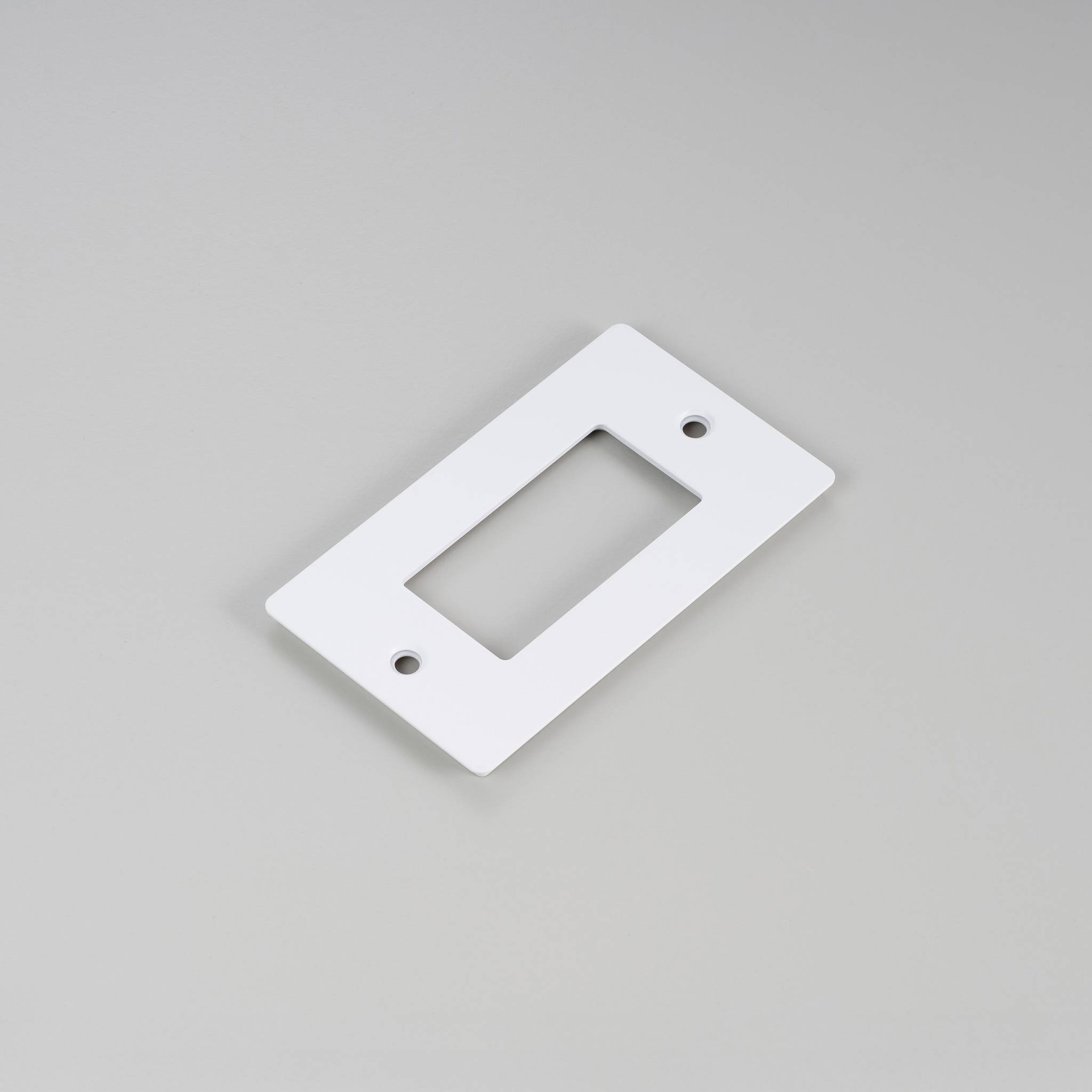 1G PLATE / WITHOUT LOGO / WHITE