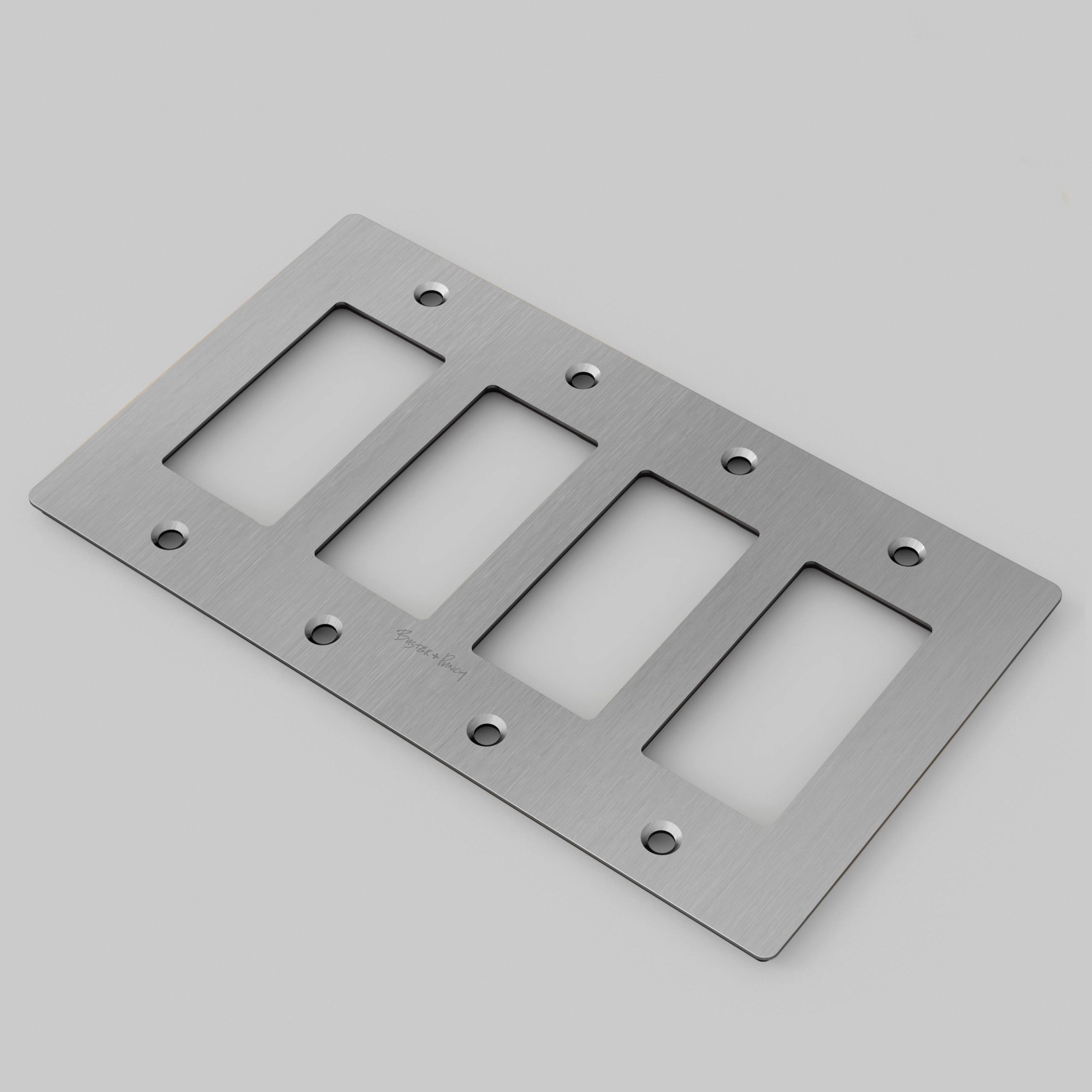 4G PLATE / WITH LOGO / STEEL