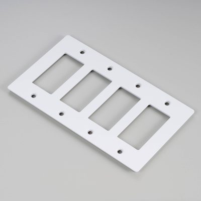 4G PLATE / WITHOUT LOGO / WHITE