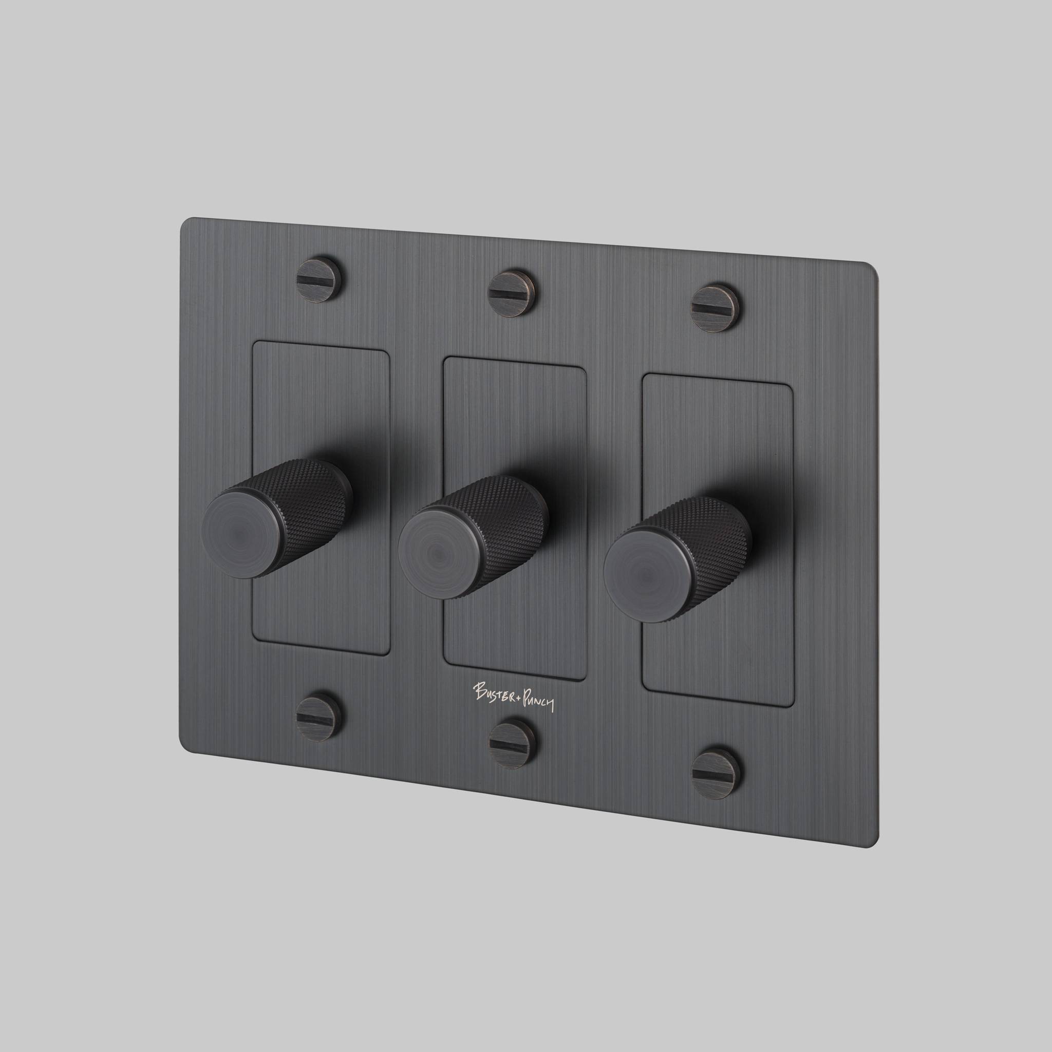 3G DIMMER / LED / CROSS / WITH LOGO / SMOKED BRONZE