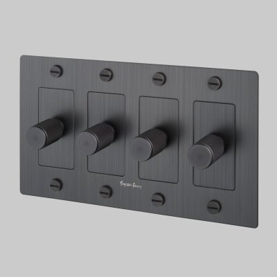 4G DIMMER / LED / CROSS / WITH LOGO / SMOKED BRONZE