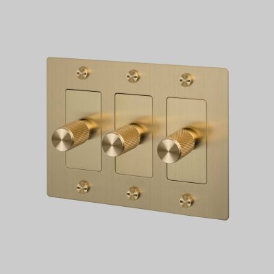 3G DIMMER / LED / CROSS / WITHOUT LOGO / BRASS