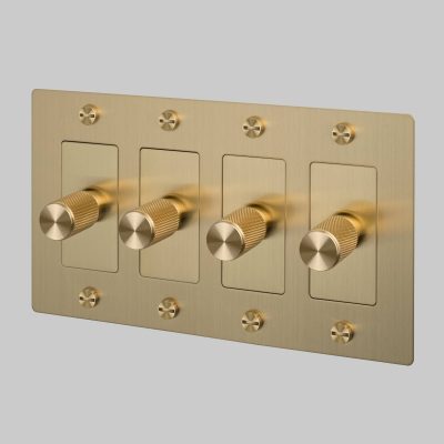 4G DIMMER / LED / CROSS / WITHOUT LOGO / BRASS