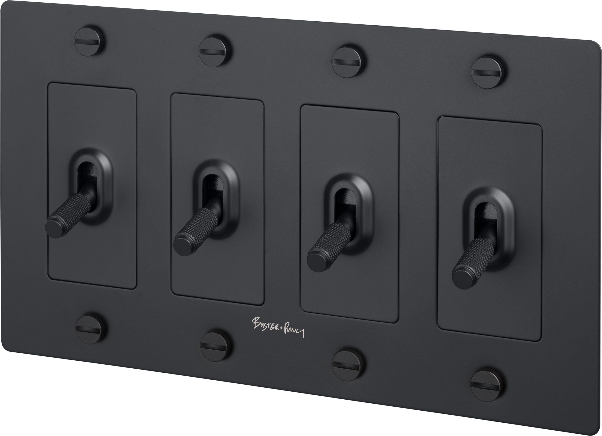 4G TOGGLE / CROSS / WITH LOGO / BLACK - Image 3