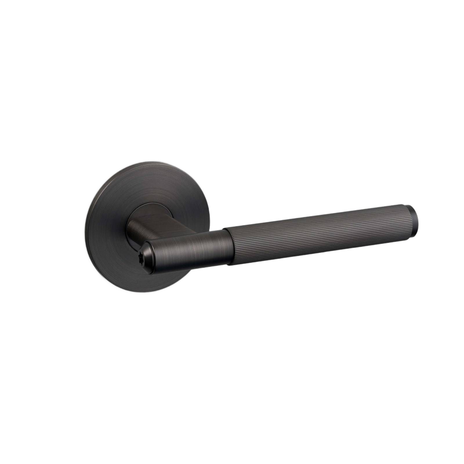 DOOR HANDLE SET / PASSAGE / LINEAR / SMOKED BRONZE - Image 4