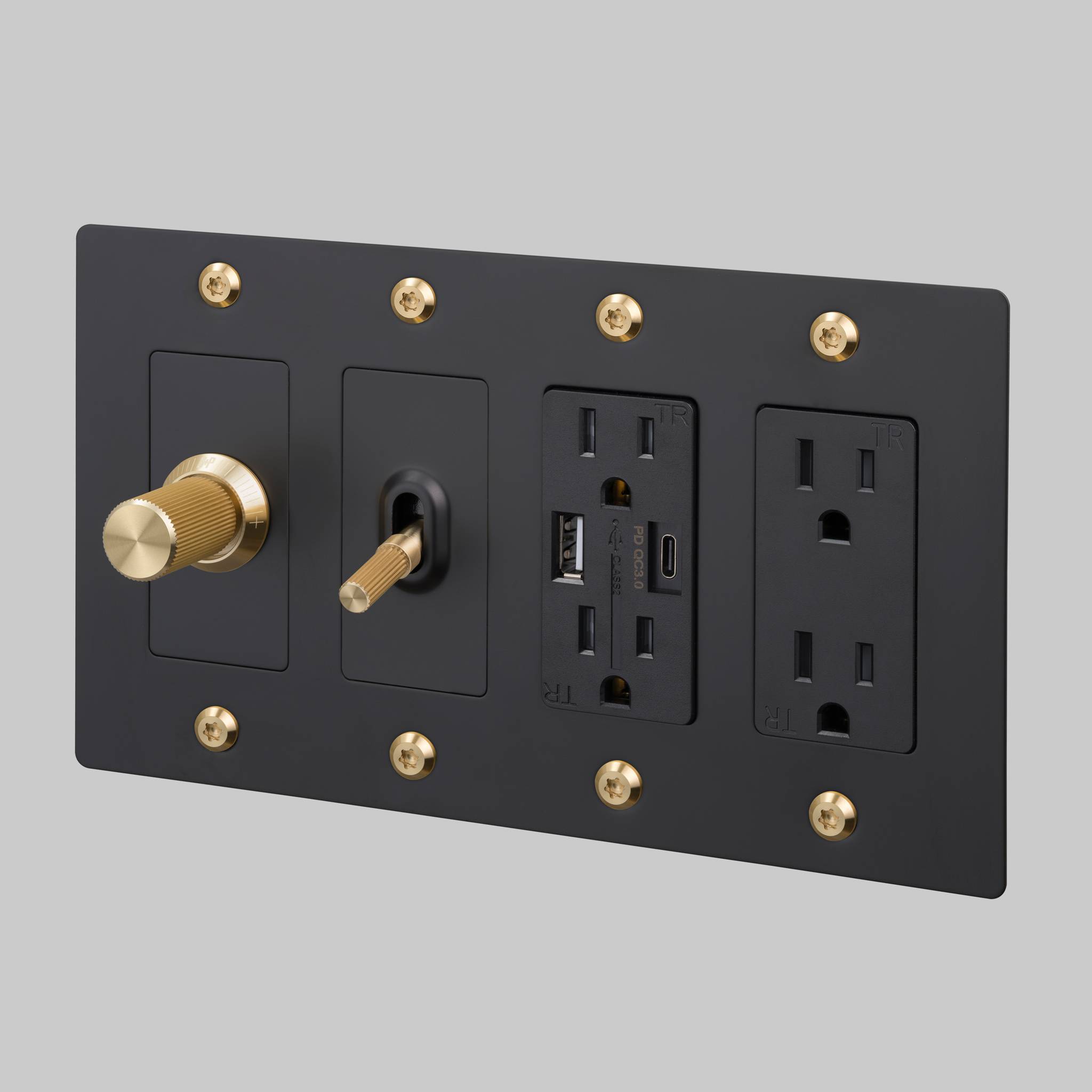 4G PLATE / WITHOUT LOGO / BLACK - Image 2