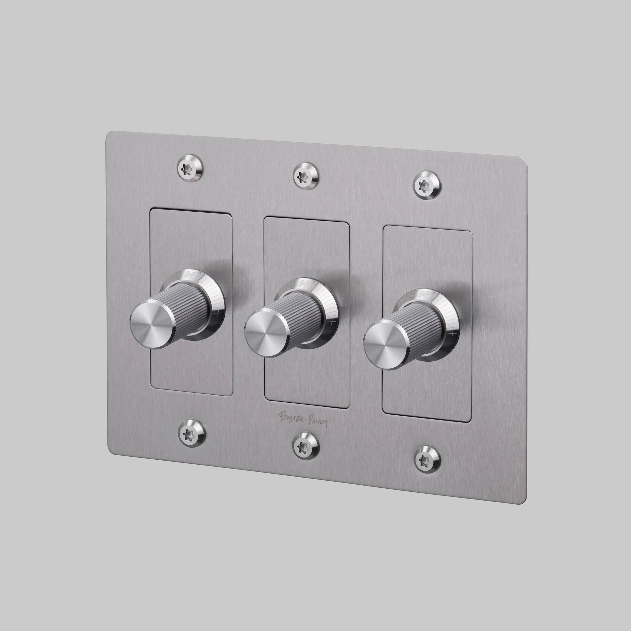 3G DIMMER / LED / LINEAR / WITH LOGO / STEEL