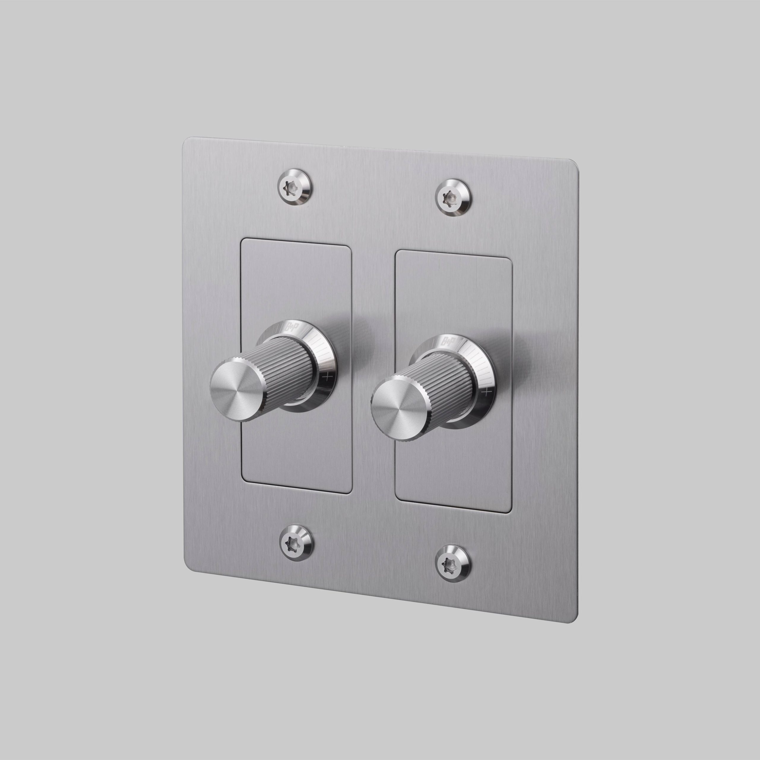 2G DIMMER / LED / LINEAR / WITHOUT LOGO / STEEL