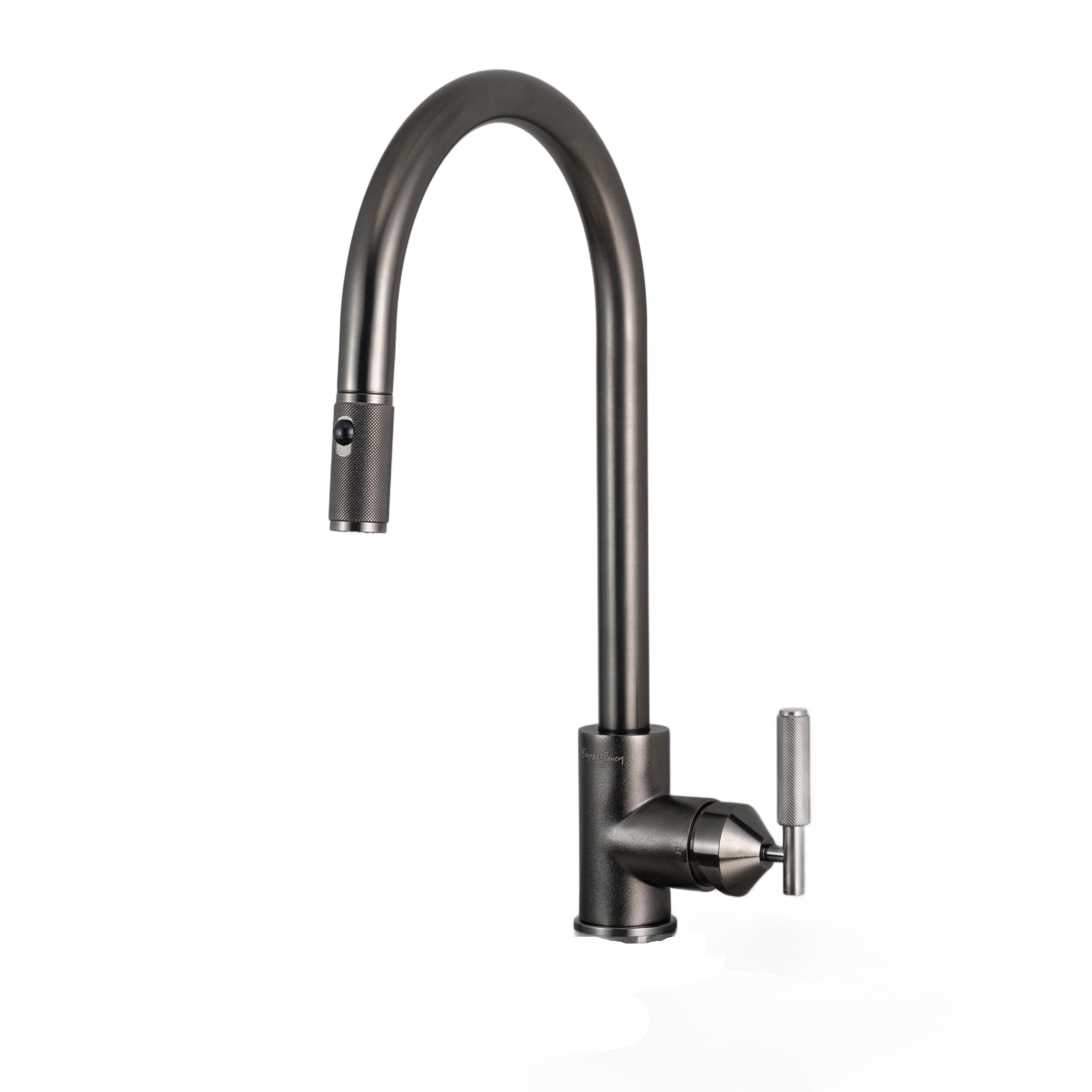 KITCHEN FAUCET / PULL-OUT WITH DUAL SPRAY / CROSS / GUN METAL - Image 8