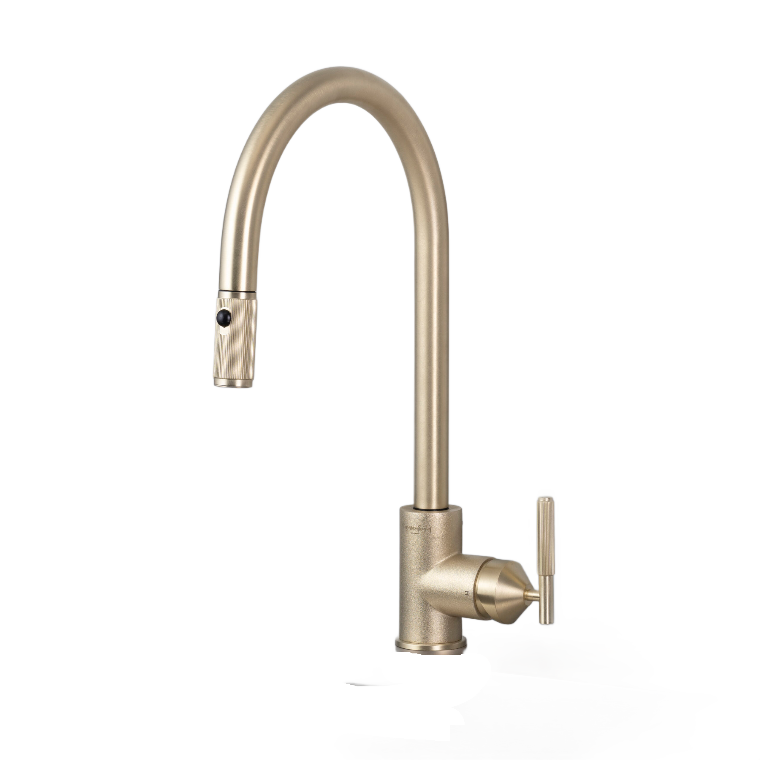 KITCHEN FAUCET / PULL-OUT WITH DUAL SPRAY / LINEAR / BRASS - Image 7