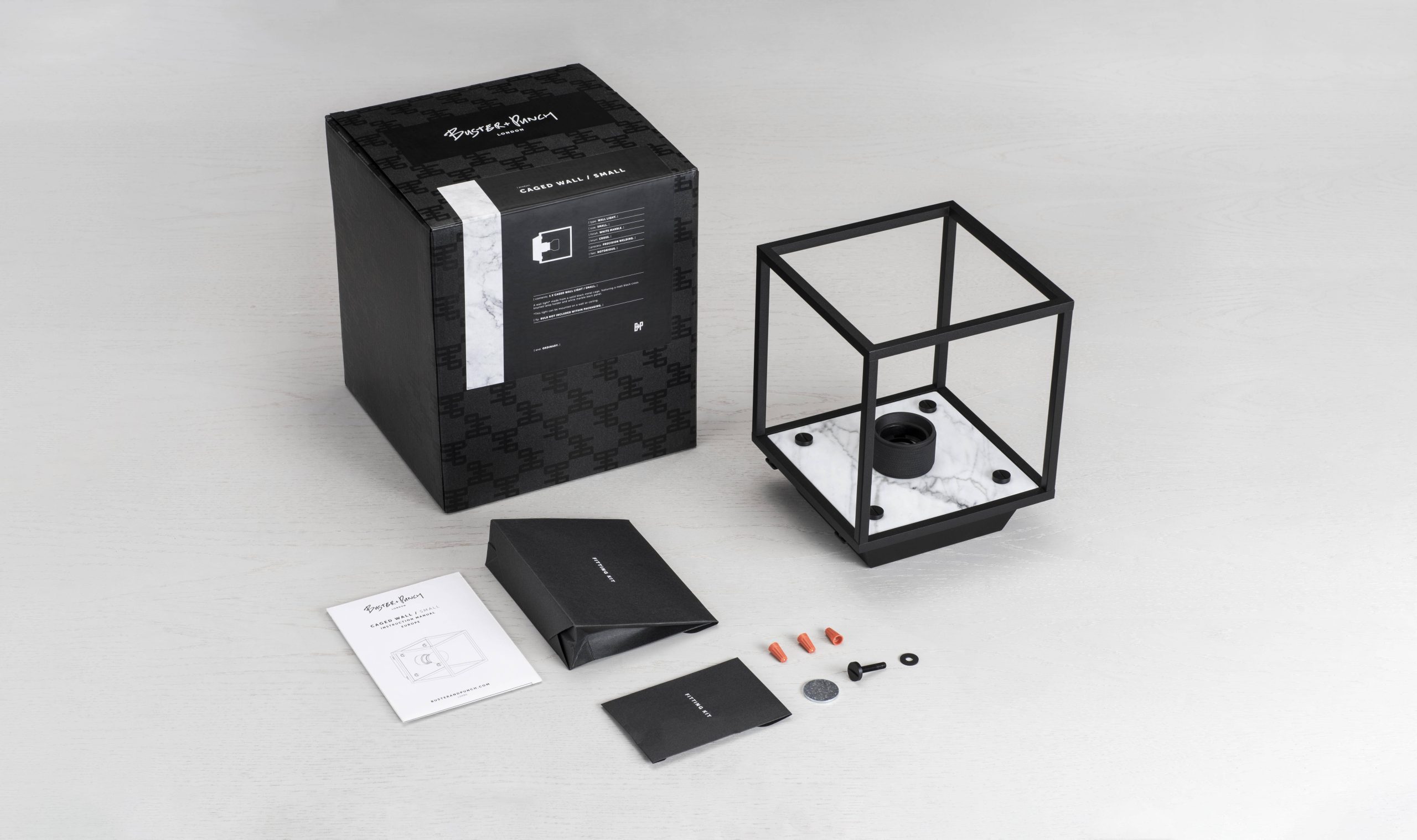 CAGED / SMALL / CROSS / BLACK MARBLE - Image 6