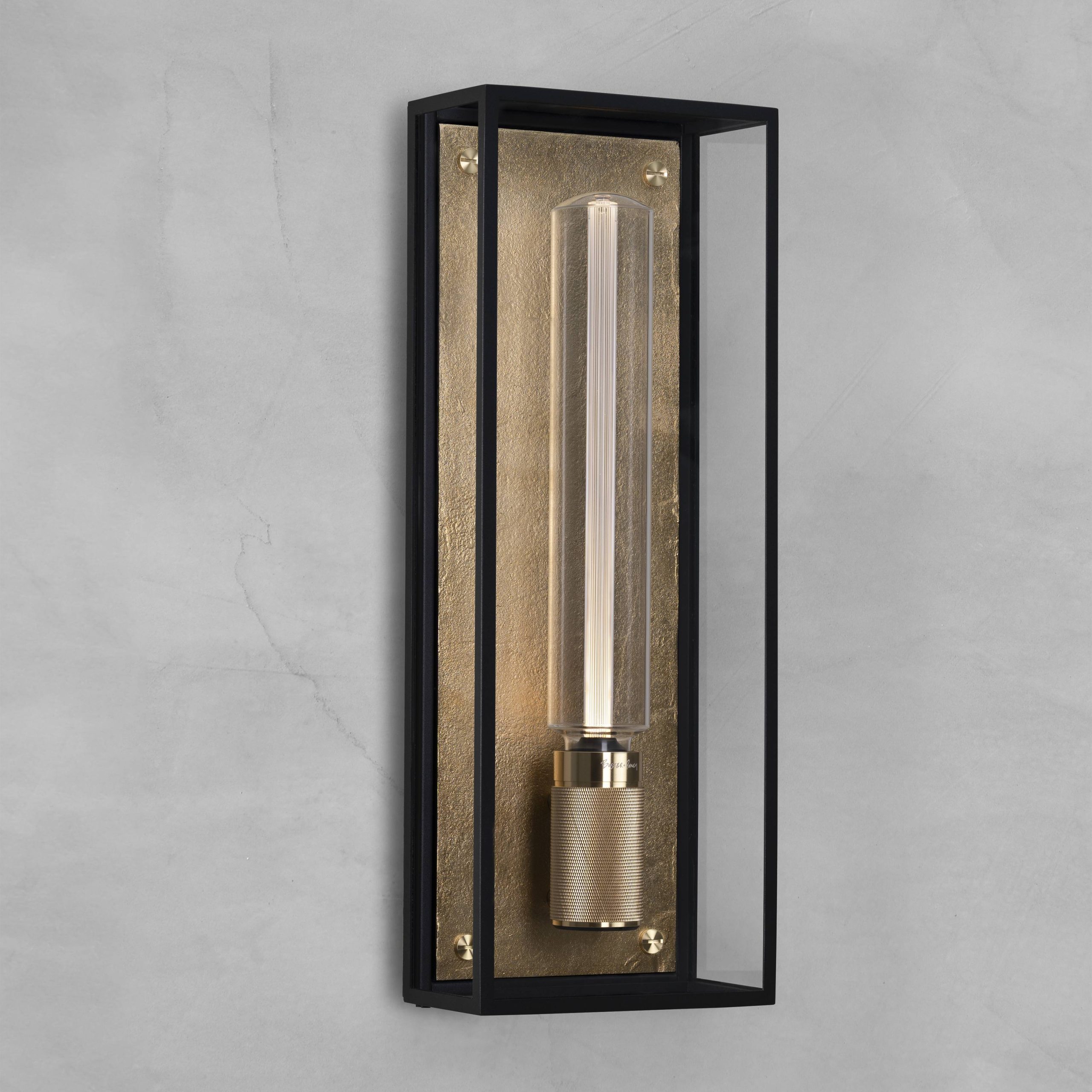 CAGED WET / WALL / CROSS / LARGE / BRASS