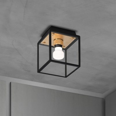 CAGED WET / CEILING / CROSS / SMALL / BRASS