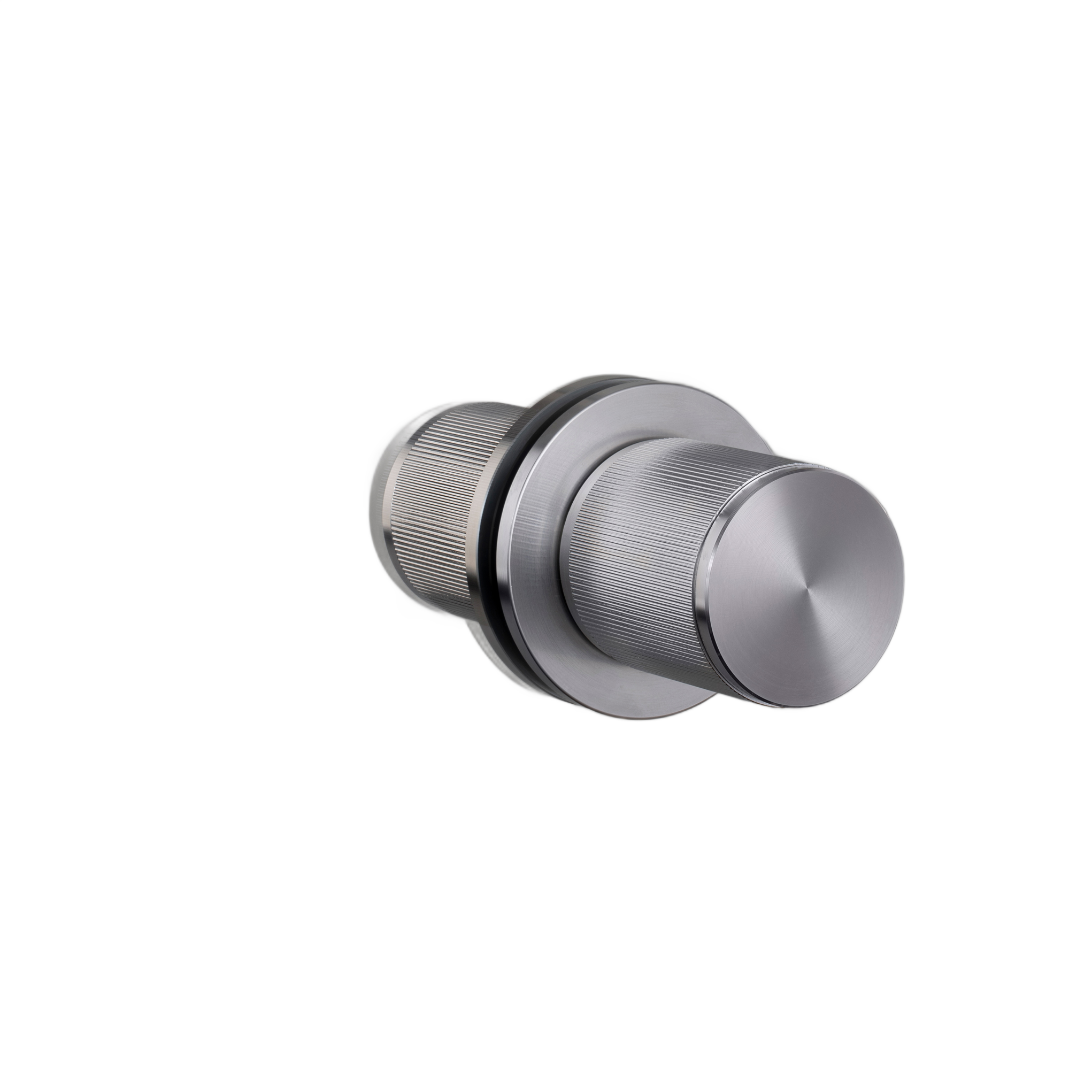 DOOR KNOB / FIXED / DOUBLE-SIDED / LINEAR / STEEL - Image 4