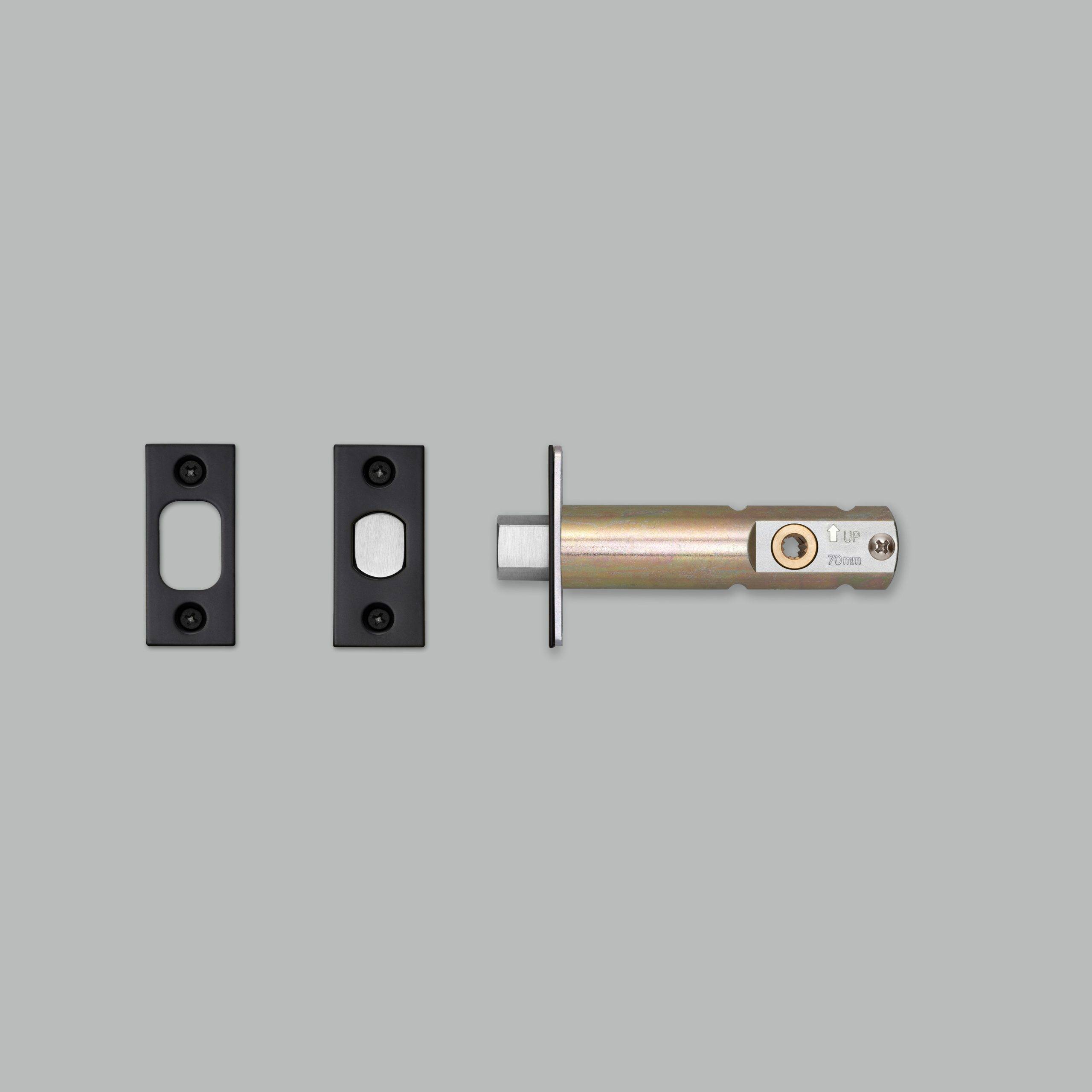 PRIVACY BOLT / THUMBTURN LOCK / BLACK - 2-3/4"
