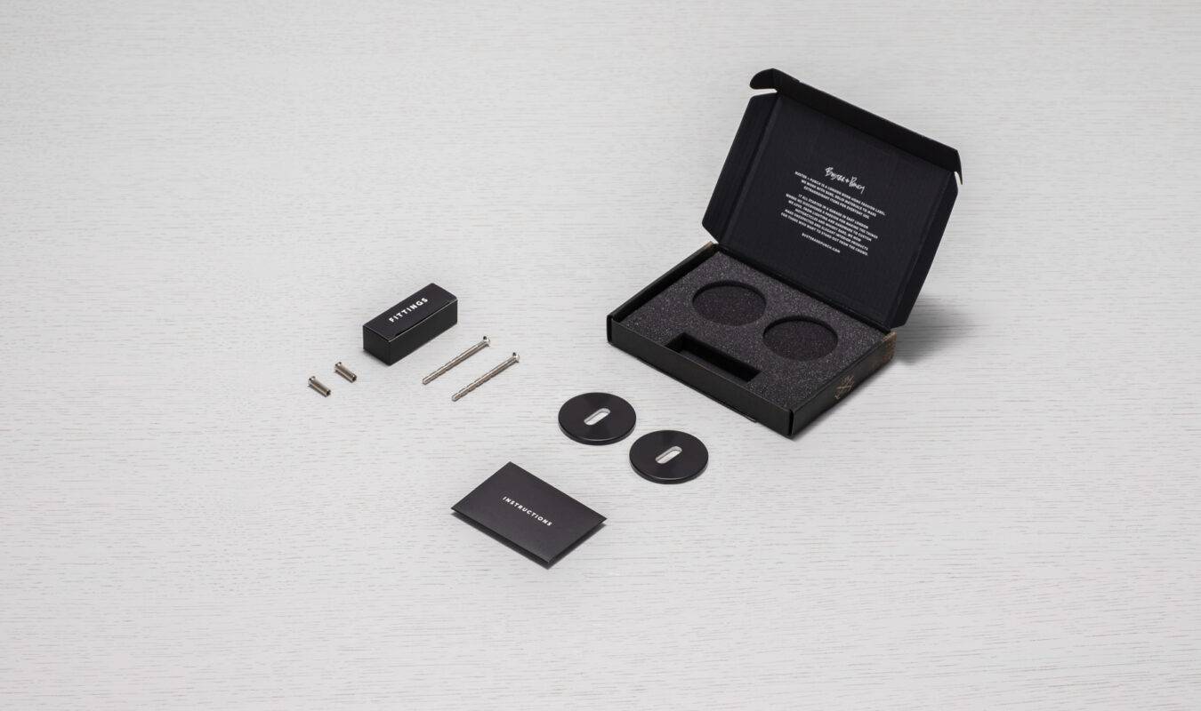 KEY ESCUTCHEON / BLACK - Image 2