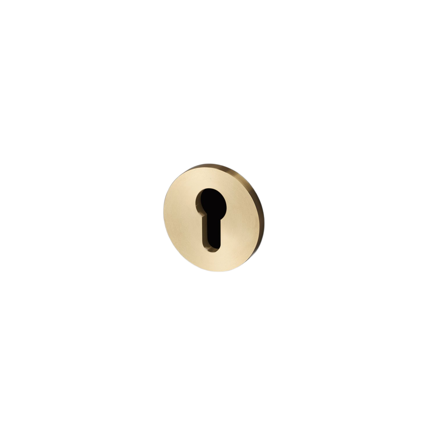 EURO CYLINDER KEY ESCUTCHEON / BRASS - Image 4