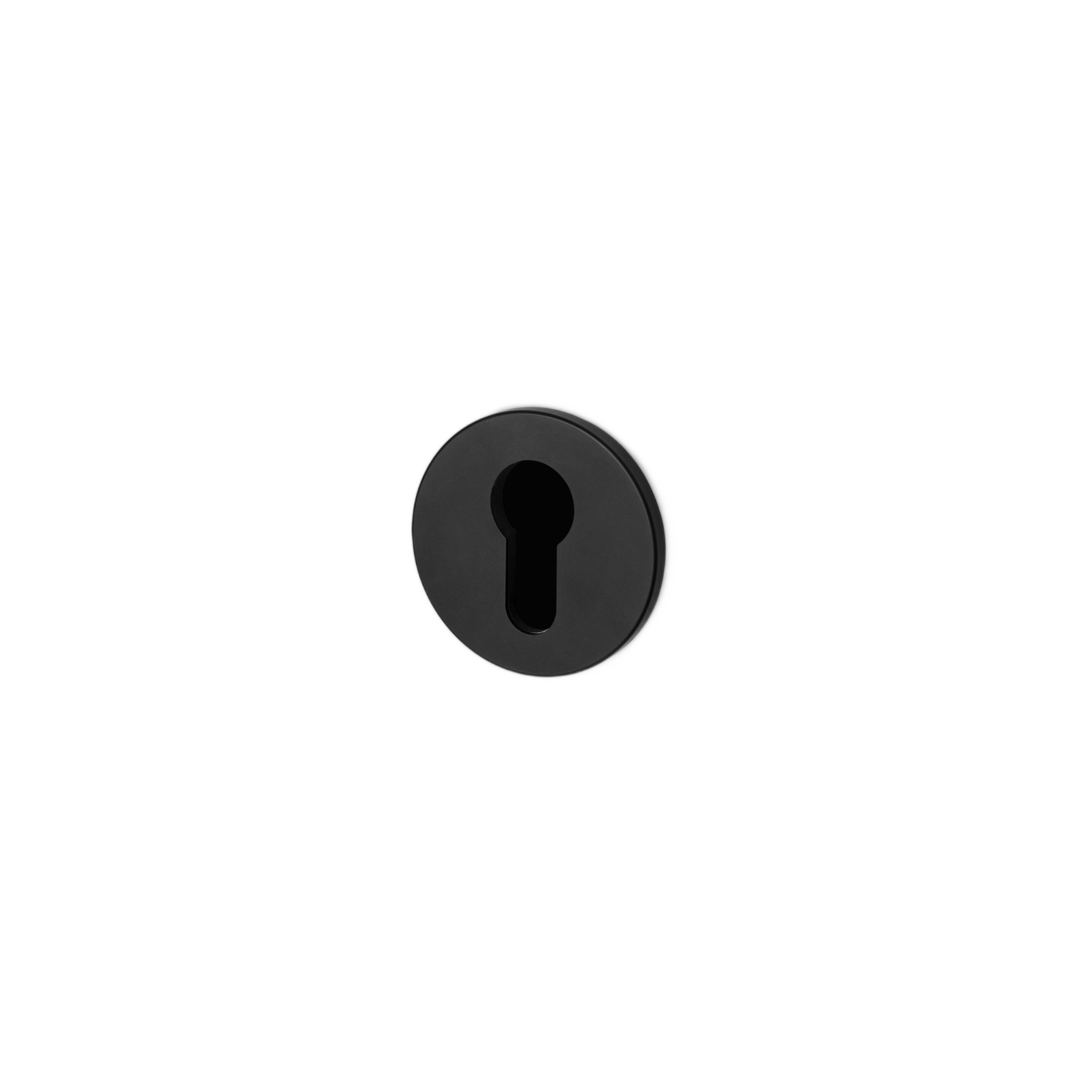 EURO CYLINDER KEY ESCUTCHEON / BLACK - Image 4