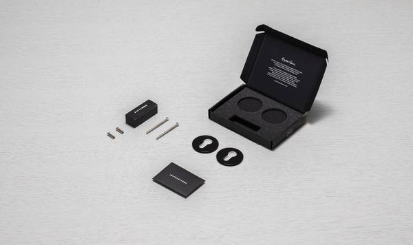 EURO CYLINDER KEY ESCUTCHEON / BLACK - Image 2