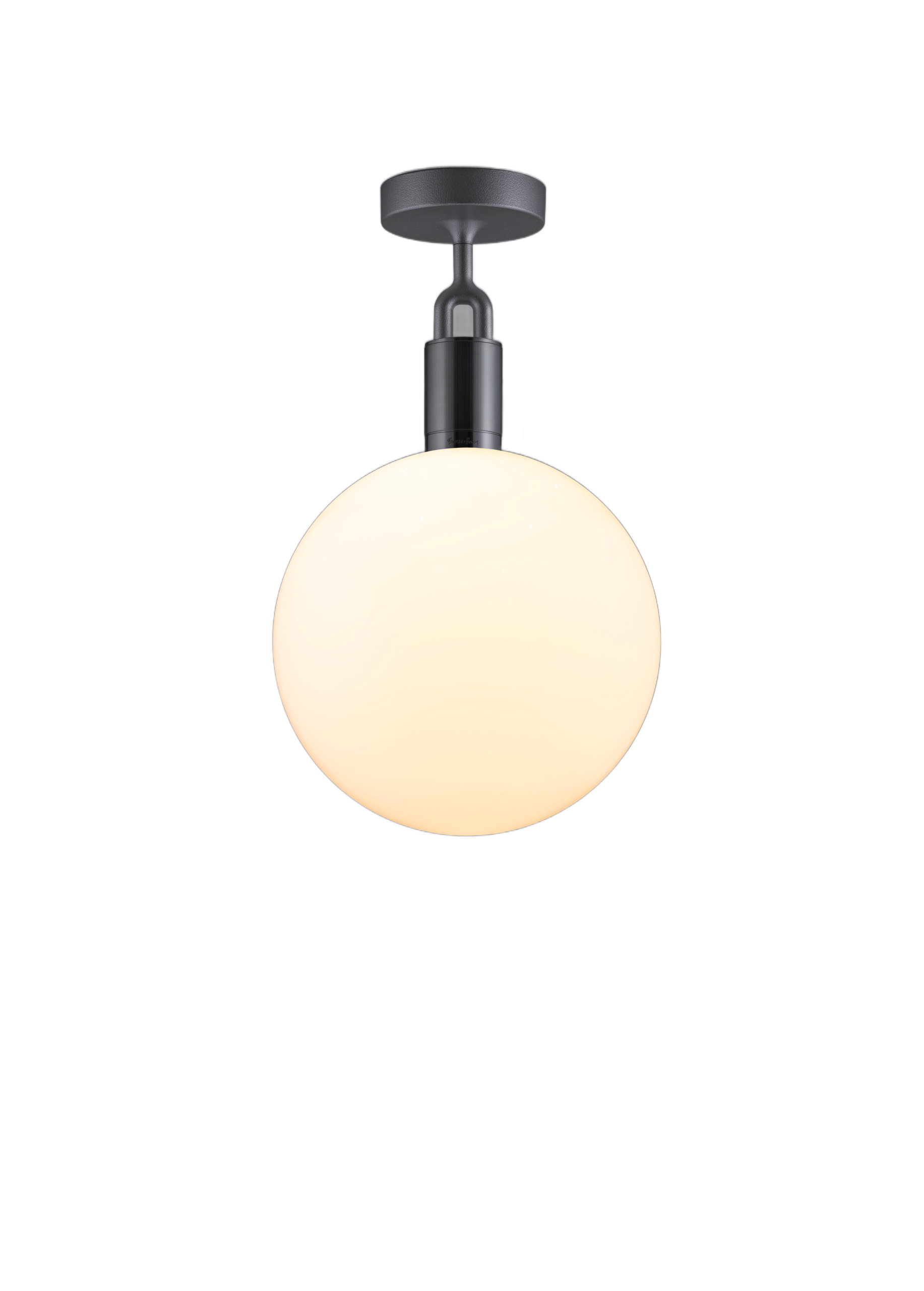 FORKED CEILING / LINEAR / GLOBE / OPAL / LARGE / GUN METAL - Image 4