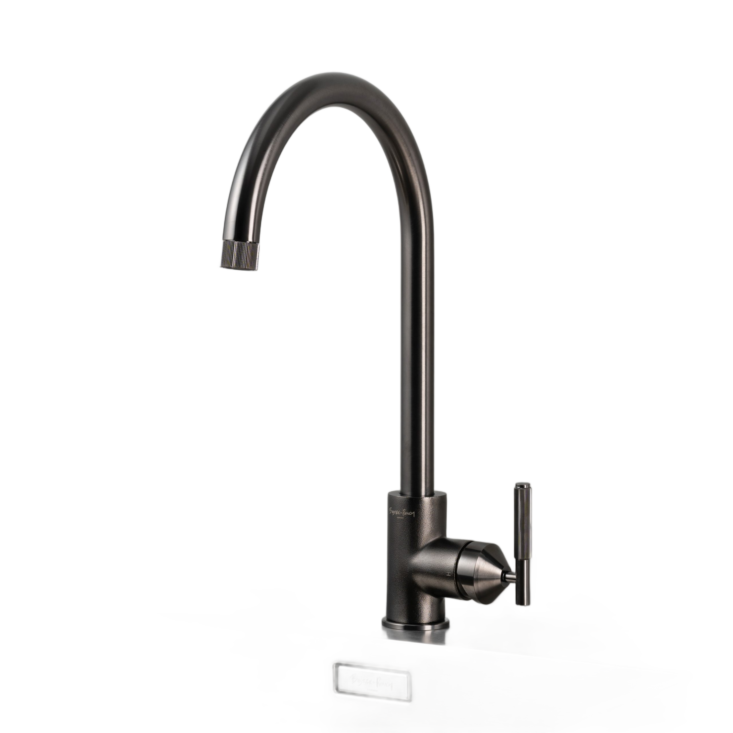 KITCHEN FAUCET / MIXER / LINEAR / GUN METAL - Image 4