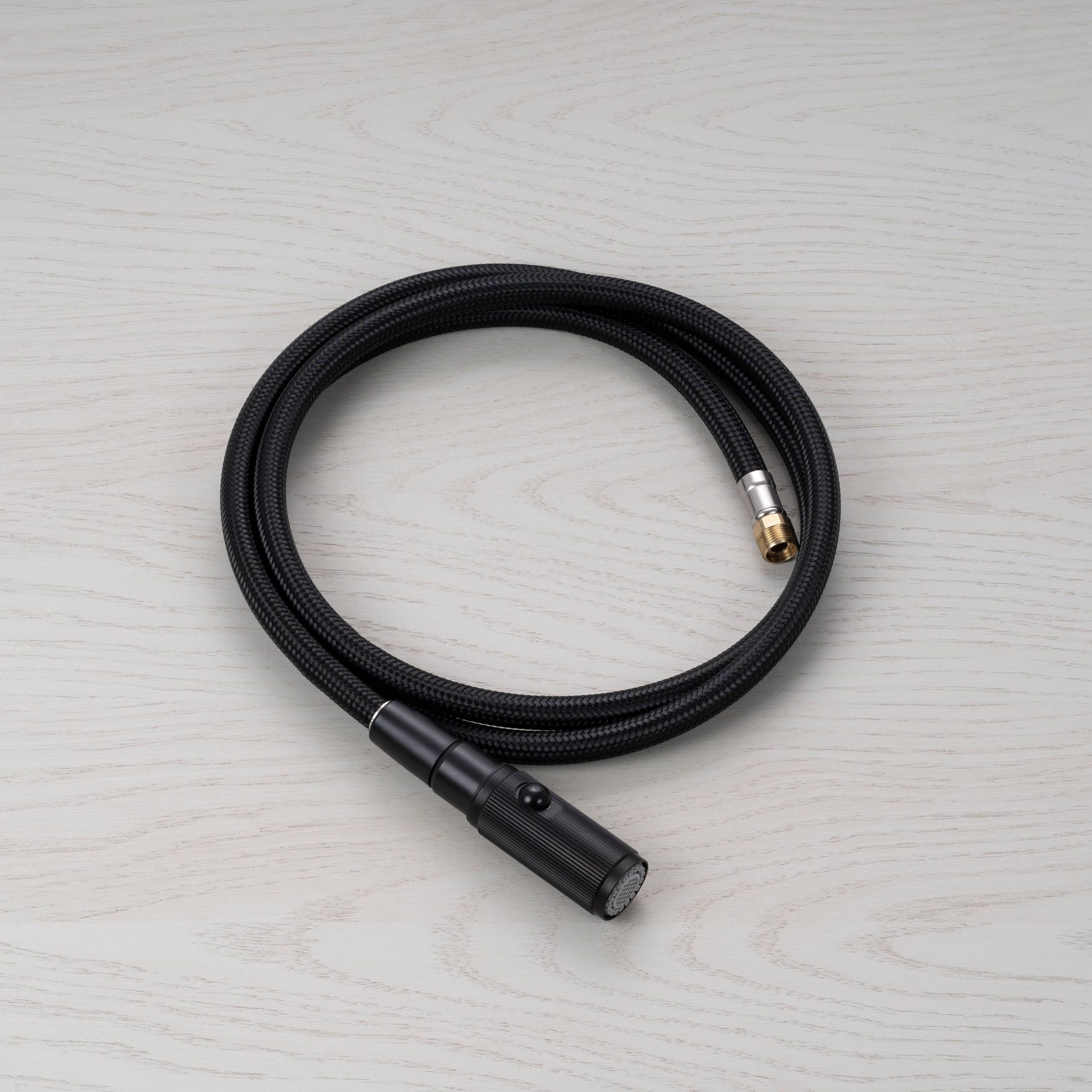 DUAL SPRAY FAUCET KIT / LINEAR / WELDERS BLACK