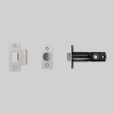 TUBULAR LATCH / DOOR HANDLE / PASSAGE / STEEL - 2-3/8"