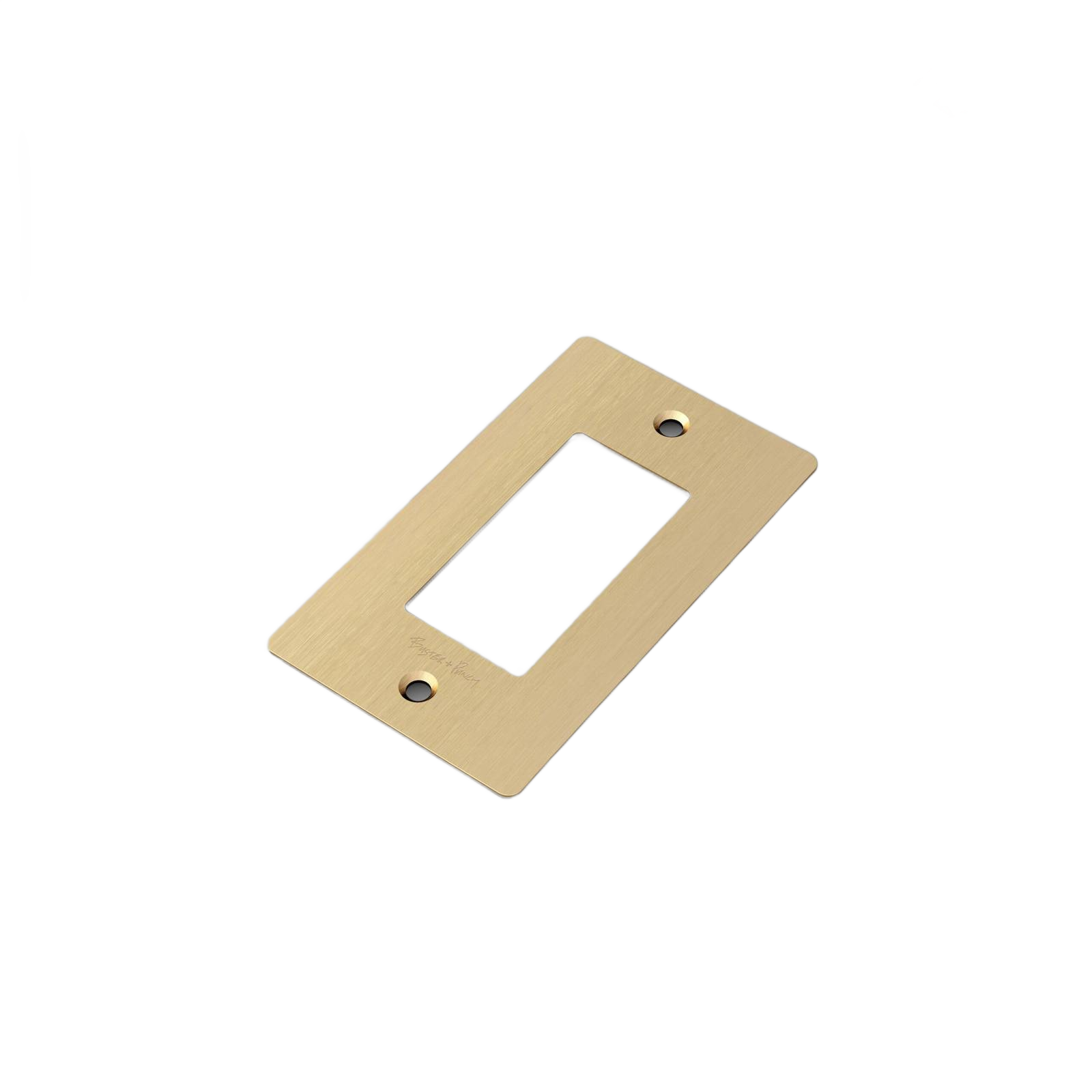 1G PLATE / WITH LOGO / BRASS - Image 5