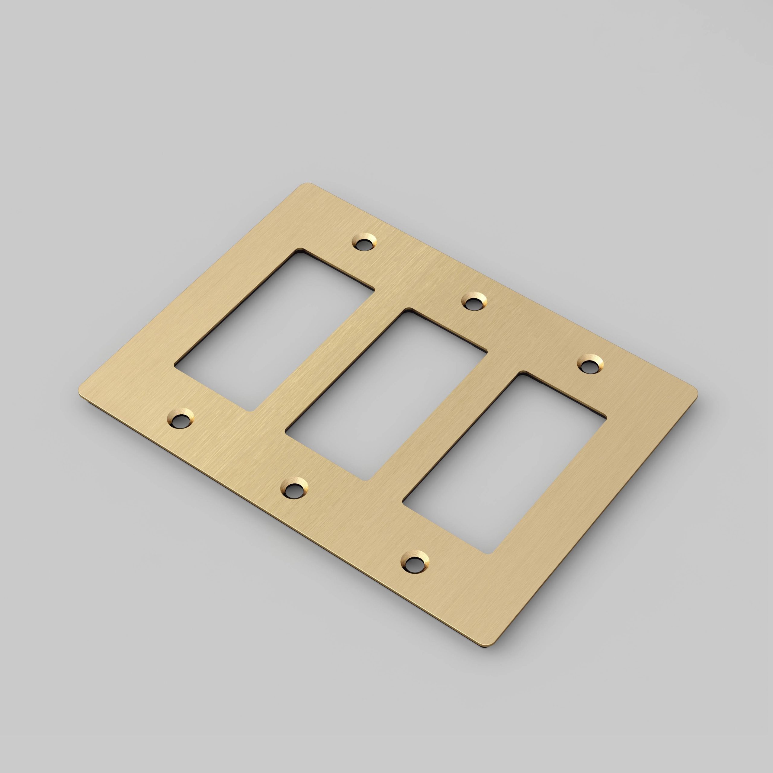 3G PLATE / WITHOUT LOGO / BRASS