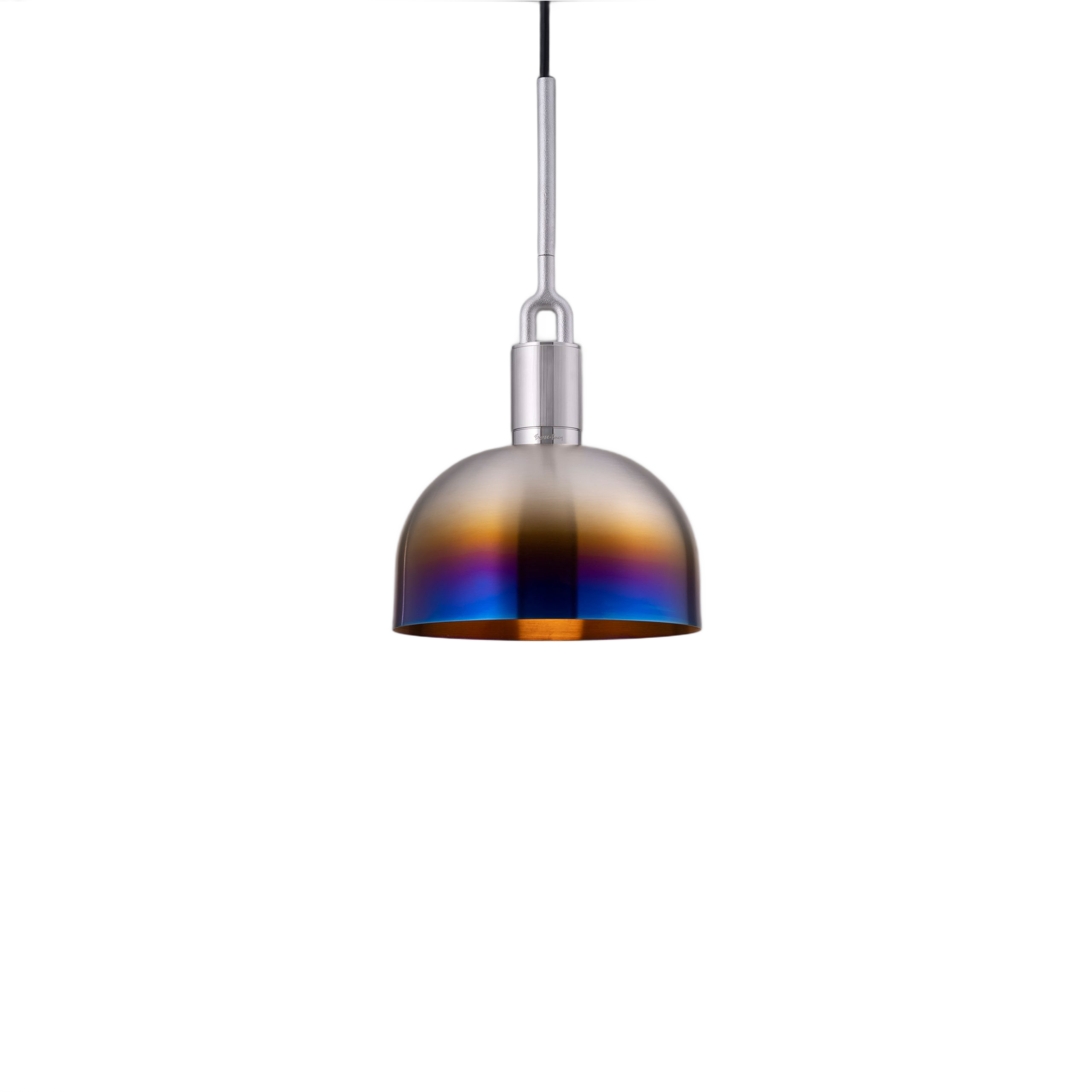 FORKED PENDANT / LINEAR / SHADE / MEDIUM / BURNT STEEL - Image 8