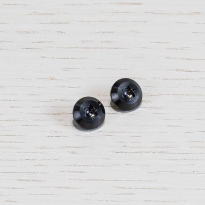 TORX CAP / FURNITURE KNOB PLATE / LINEAR / GUN METAL