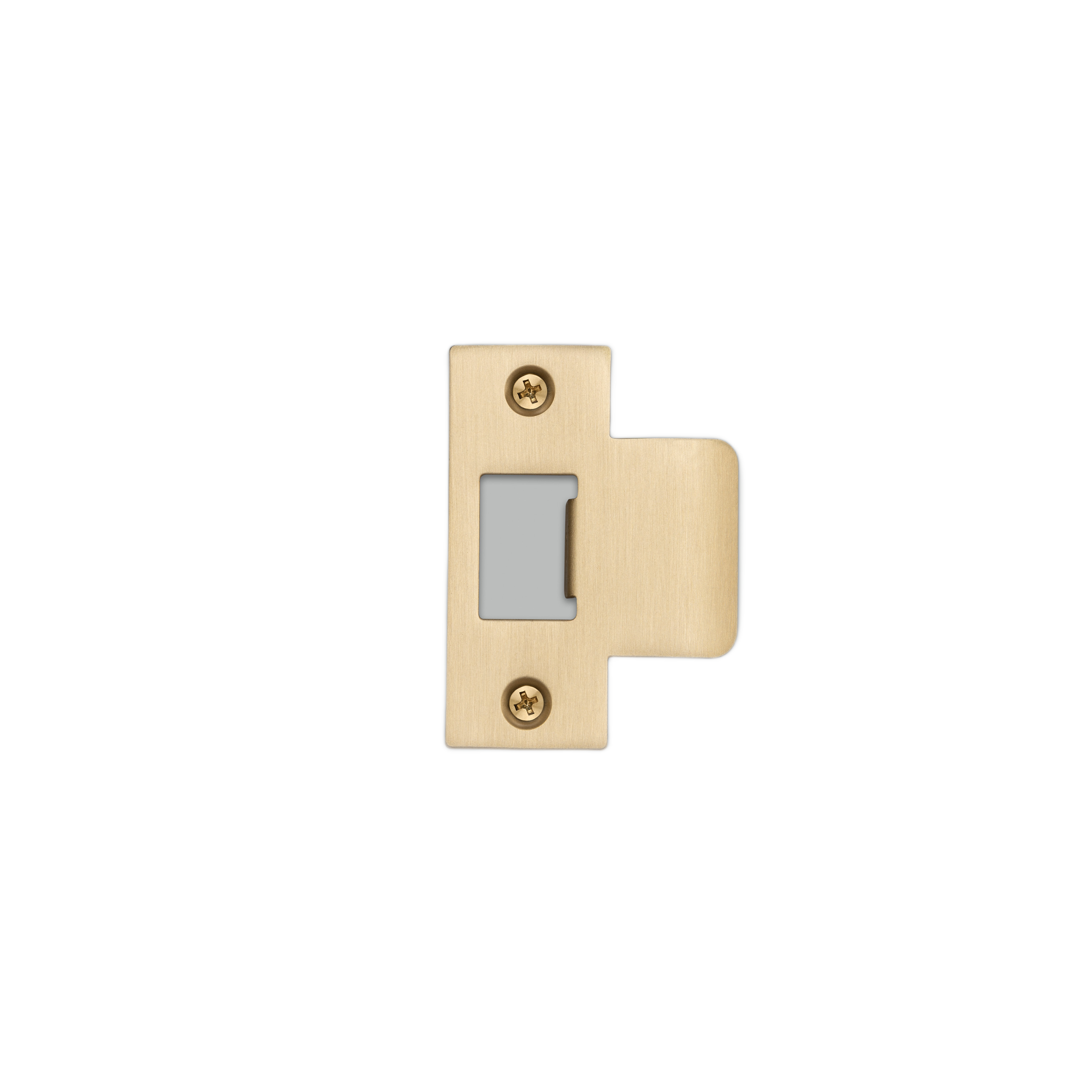STRIKE PLATE KIT / T SHAPED / 54MM DOOR / BRASS - Image 4