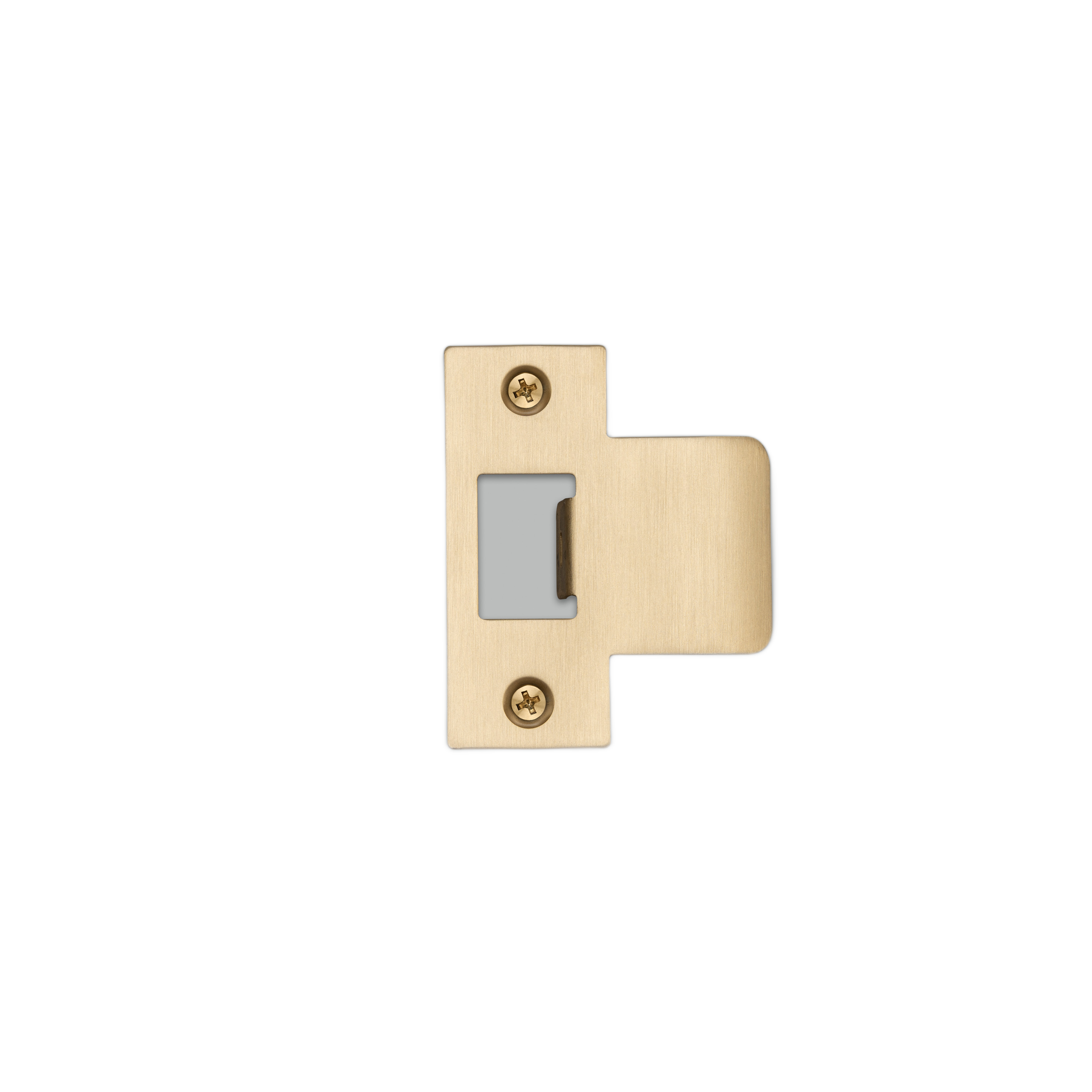 STRIKE PLATE KIT / T SHAPED / 60MM DOOR / BRASS - Image 4