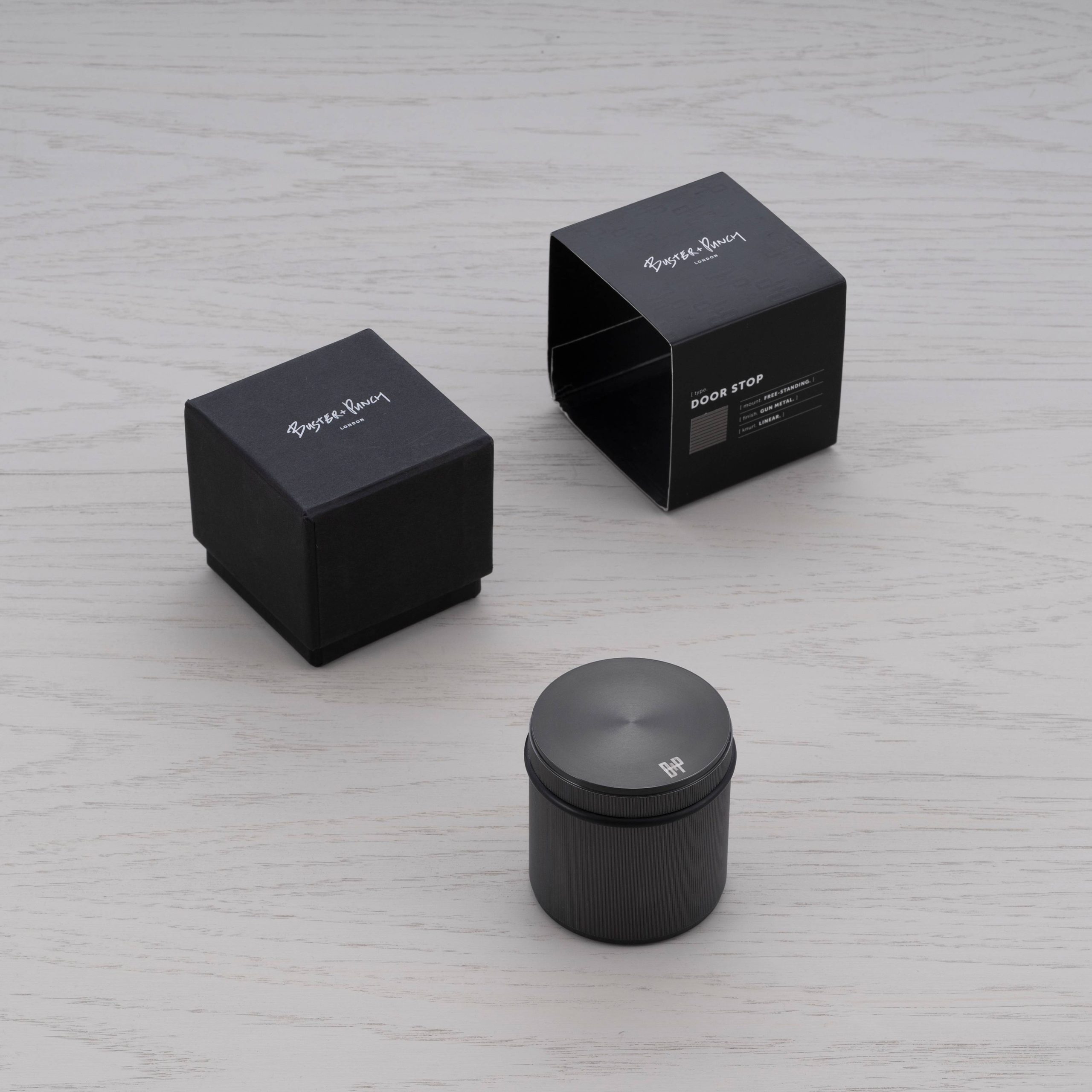 DOOR STOP / FREESTANDING / LINEAR / GUN METAL - Image 3
