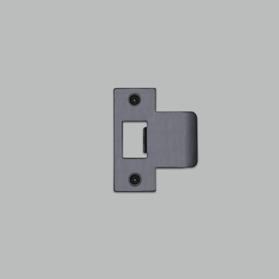 STRIKE PLATE KIT / T SHAPED / 60MM DOOR / GUN METAL