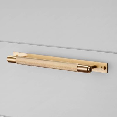 PULL BAR / PLATE / CROSS / LARGE / BRASS