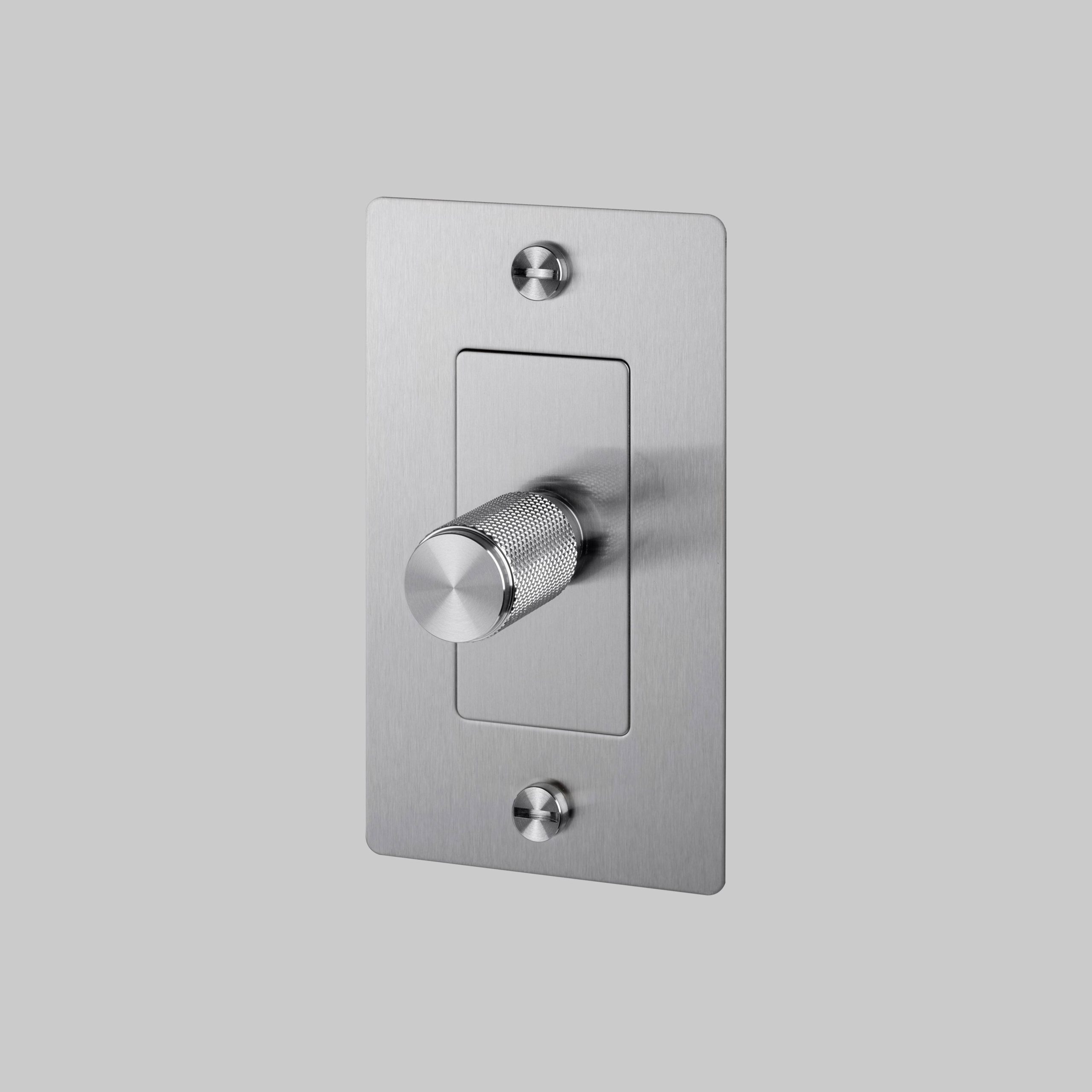 1G DIMMER / LED / CROSS / WITHOUT LOGO / STEEL